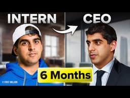 How I Went From Intern To CEO In 6 Months (My First Startup Gig)